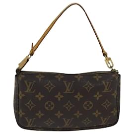 Louis Vuitton-LOUIS VUITTON Monogram Pochette Accessoires Pochette Vintage M51980 LV Auth bs14932-Monogramme