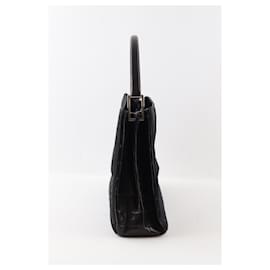 Prada-Black Top Handle Bag-Black