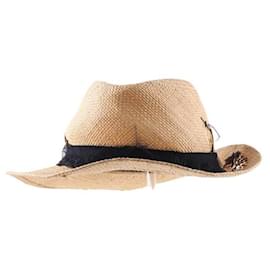 Maison Michel-Panama hat-Beige