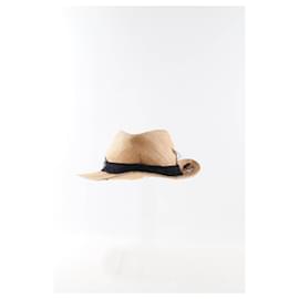 Maison Michel-Panama hat-Beige
