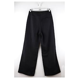 Lemaire-Cotton pants-Black