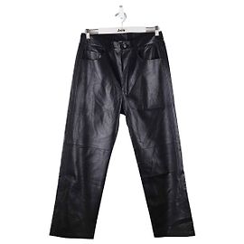 Nanushka Calça de couro Preto