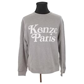 Kenzo-Cotton jumper-Grey