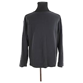 Lemaire-Sweatshirt en coton-Noir