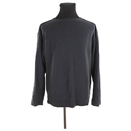 Lemaire Black cotton sweatshirt Black