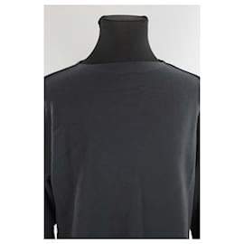 Lemaire-Sweatshirt en coton-Noir