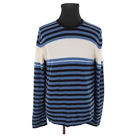 Marni-Pull en coton-Bleu