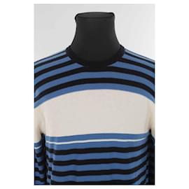 Marni-Pull en coton-Bleu