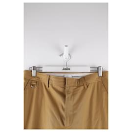 Burberry-Cotton pants-Brown