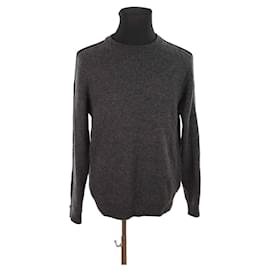 Fusalp Grauer Wollpullover Grau
