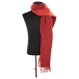 Kitsune-Wool scarf-Orange