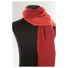 Kitsune-Wool scarf-Orange