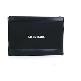 Balenciaga-BALENCIAGA  Clutch bags T.  Leather-Black