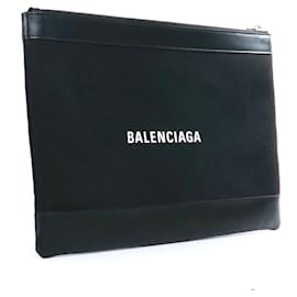 Balenciaga-BALENCIAGA  Clutch bags T.  Leather-Black