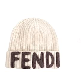 Fendi-FENDI Chapeaux T.International M Laine-Beige