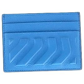Balenciaga-Balenciaga Car Card Holder in Blue Leather-Blue