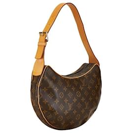 Louis Vuitton-Louis Vuitton Croissant MM Canvas Shoulder Bag M51512 in Good condition-Brown