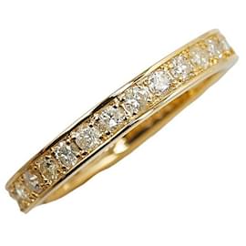 & Other Stories-K18YG Yellow Gold Diamond 0.5ct Ring Size 11 in Excellent Condition-Golden