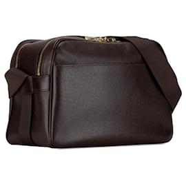 Louis Vuitton-Sac à bandoulière en cuir Louis Vuitton Reporter PM M30156 en bon état-Marron