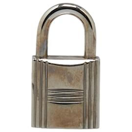 Hermès-Hermes Silver Padlock & Key Set Metal Other in Good condition-Silvery