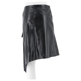 Louis Vuitton-LOUIS VUITTON Skirts T.FR 36 Leather-Black
