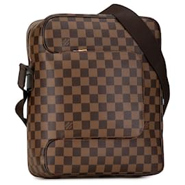 Louis Vuitton-Louis Vuitton Marron Damier Ebene Olav MM-Marron