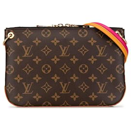 Louis Vuitton-Louis Vuitton Marron Monogram Lorette-Marron