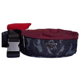 Prada-Belt bag-Multiple colors,Dark red