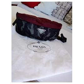 Prada-Belt bag-Multiple colors,Dark red