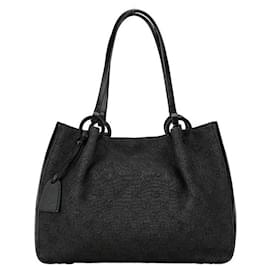 Gucci-Gucci GG Canvas Tote Bag Canvas Tote Bag 101919 in Good condition-Black