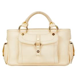 Céline-Celine Leather Boogie Handbag Leather Handbag in Good condition-Brown