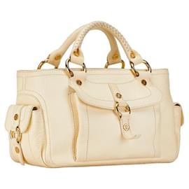 Céline-Celine Leather Boogie Handbag Leather Handbag in Good condition-Brown