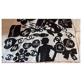 Chanel-Silk scarves-Black