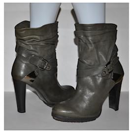 Stuart Weitzman-ankle boots-Grey