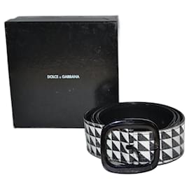 Dolce & Gabbana-belt-Black,White