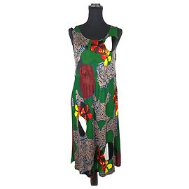 Robe d'été Y2K Alberta Ferretti Multicolore Vert