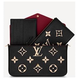 Louis Vuitton-Félicie-Noir,Beige