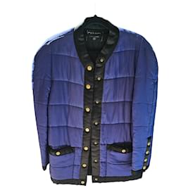Chanel-Chanel quilted jacket-Blue