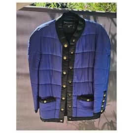 Chanel-Chanel quilted jacket-Blue