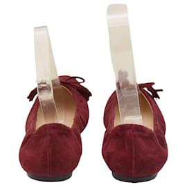 Prada-Ballet flats-Dark red