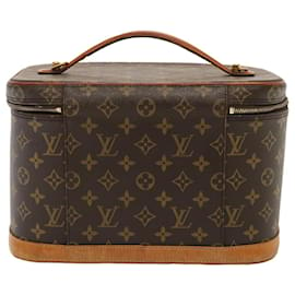 Louis Vuitton-LOUIS VUITTON Monogram Nice Hand Bag M47280 LV Auth 77512-Monogram