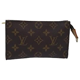 Louis Vuitton-LOUIS VUITTON Monogram Bucket PM Pouch Accessory Pouch LV Auth 76262-Monogram