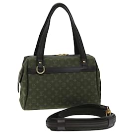 Louis Vuitton-LOUIS VUITTON Monogram Mini Josephine GM Tasche 2way TST Khaki M92412 LV Auth 74842-Khaki