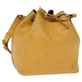 Louis Vuitton-LOUIS VUITTON Epi Petit Noe Sac à épaule Tassili Jaune M44109 LV Auth 76773-Autre