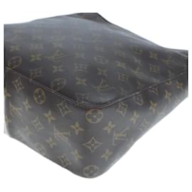 Louis Vuitton-LOUIS VUITTON Monogram Looping GM Schultertasche M51145 LV Auth 76950-Monogramm