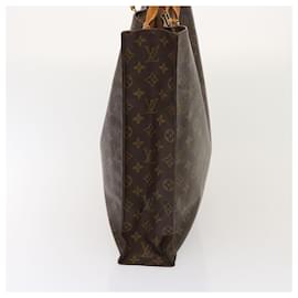 Louis Vuitton-LOUIS VUITTON Monogram Sac Plat Hand Bag M51140 LV Auth 77427-Monogram