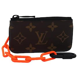 Louis Vuitton-LOUIS VUITTON Monogram Solar Powered Ray Pochette Cles M44487 LV Auth 76436A-Monogram