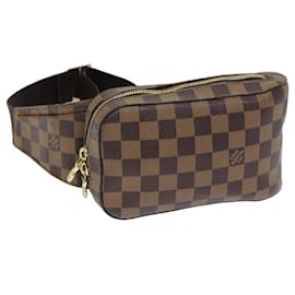 Louis Vuitton-LOUIS VUITTON Damier Ebene Geronimos Schultertasche N51994 LV Auth 74765-Andere