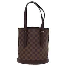 Louis Vuitton-LOUIS VUITTON Damier Ebene Marais Schultertasche N42240 LV Auth am6328-Andere