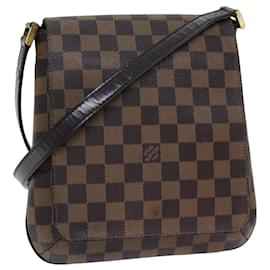 Louis Vuitton-LOUIS VUITTON Damier Ebene Musette Salsa Long Shoulder Bag N51300 Auth ar11924B-Other